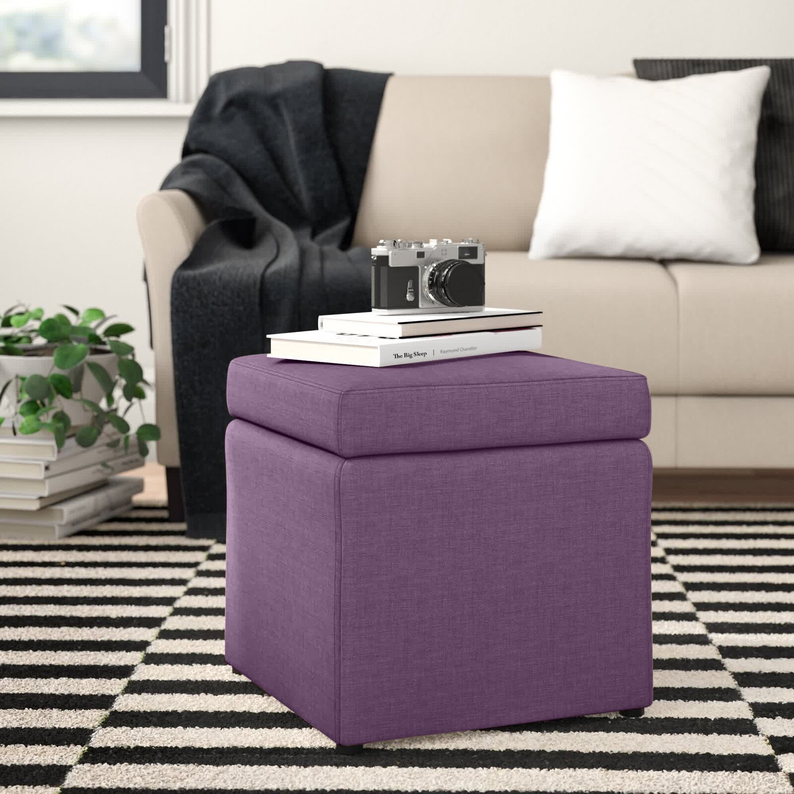 Bless international Upholstered Storage Ottoman & Reviews